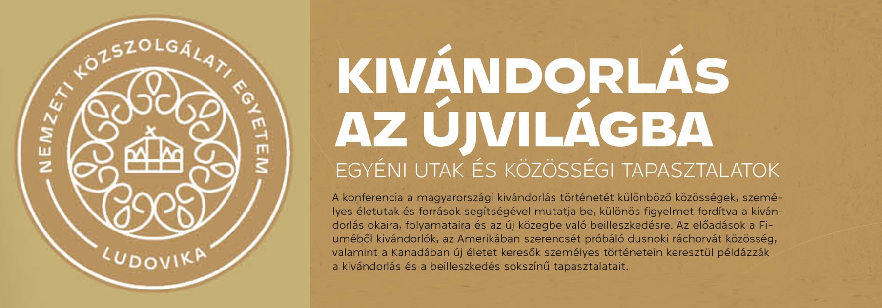 Kivándorlási konferencia az NKE szervezésében
